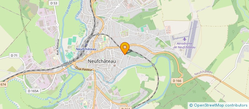 localisation de l'entreprise DE LA PAIX  NEUFCHATEAU