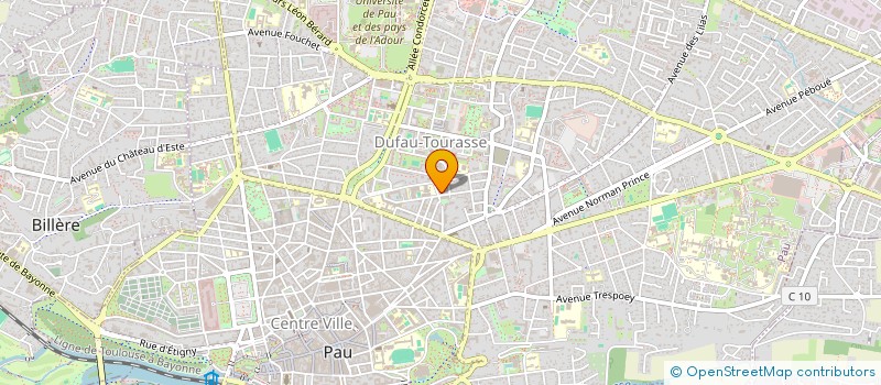 localisation de l'entreprise DE LA PAIX à PAU