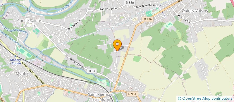 localisation de l'entreprise DE LA PAIX  QUINCY-VOISINS