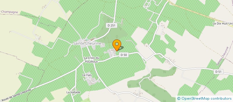 localisation de l'entreprise DE LA PALISSE à SAINTE-LHEURINE