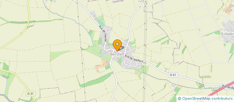 localisation de l'entreprise DE LA PART DES ANGES 67  BERSTETT