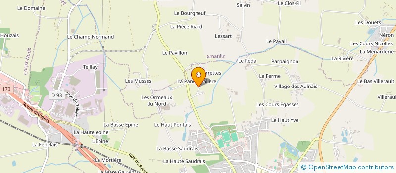 localisation de l'entreprise DE LA PECHERIE à PIRE-CHANCE