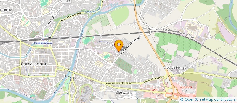 localisation de l'entreprise DE LA PEDAGOGIE DANS L'ASSIETTE  CARCASSONNE