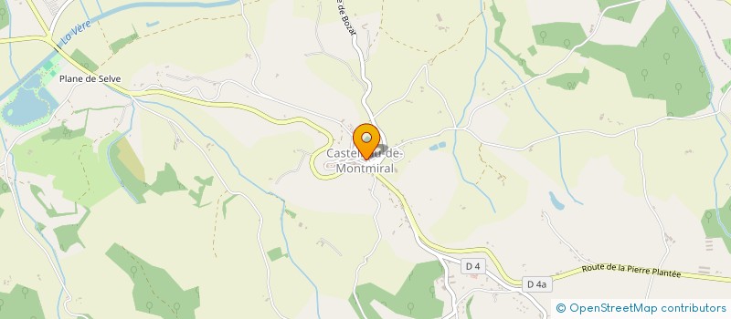 localisation de l'entreprise DE LA PEINTURE à CASTELNAU-DE-MONTMIRAL