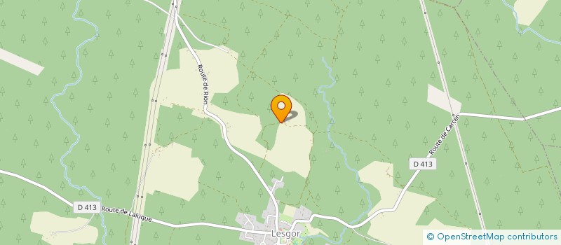 localisation de l'entreprise DE LA PEMPE  LESGOR