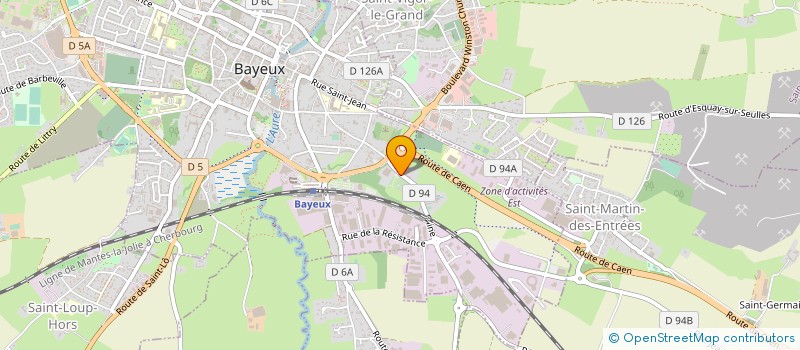 localisation de l'entreprise DE LA PERDRIX à BLAY