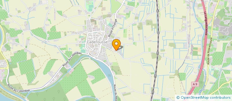 localisation de l'entreprise DE LA PERRAND  CADEROUSSE