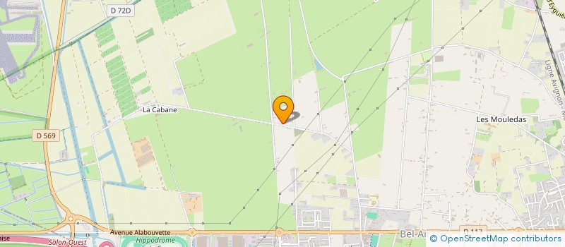 localisation de l'entreprise DE LA PETITE CABANE  SALON-DE-PROVENCE