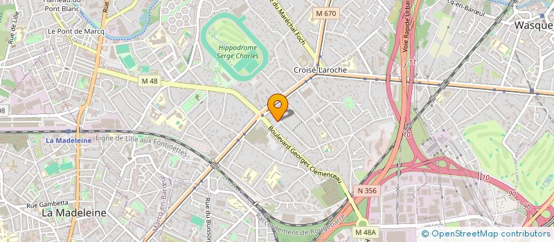 localisation de l'entreprise DE LA PETITE HOLLANDE à MARCQ-EN-BARŒUL