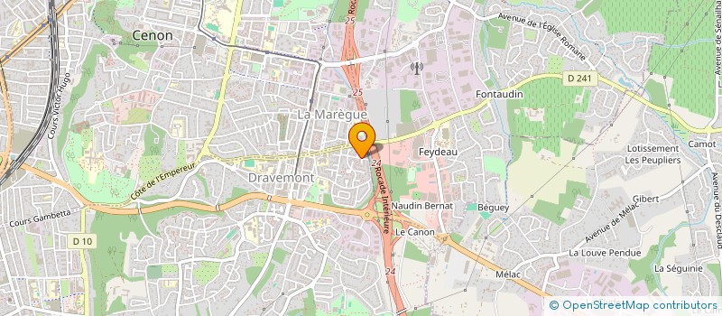 localisation de l'entreprise DE LA PETITE TOSCANE  FLOIRAC