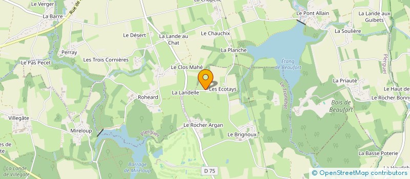 localisation de l'entreprise DE LA PETITE VALLEE  LE TRONCHET