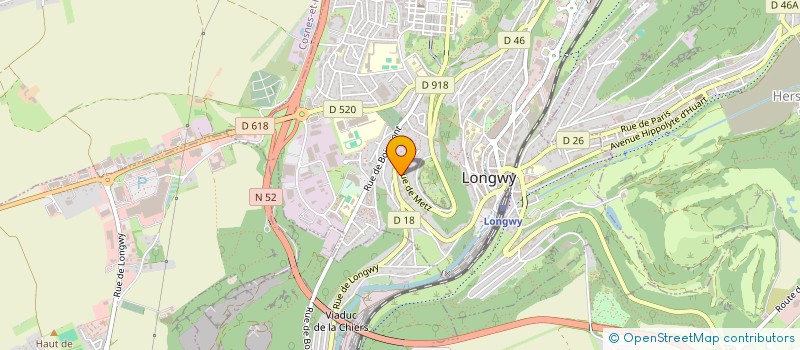 localisation de l'entreprise DE LA PIECE DES DIX JOURS à LONGWY