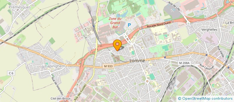 localisation de l'entreprise DE LA PIERRE à LILLE