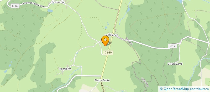 localisation de l'entreprise DE LA PIERRE ECRITE  ALLIGNY-EN-MORVAN