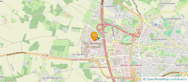 localisation de l'entreprise DE LA PIERRE SIREE à SAINT-GEORGES-DES-COTEAUX