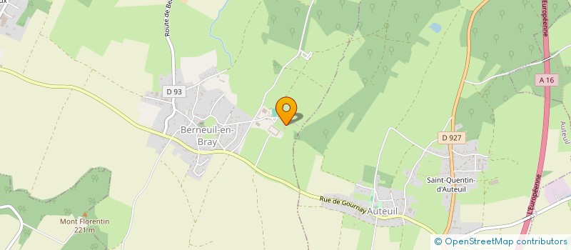 localisation de l'entreprise DE LA PINTIERE-DARONDEAU  VADENCOURT