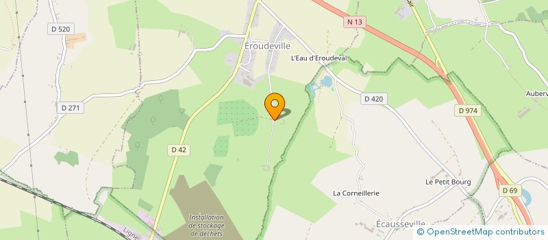 localisation de l'entreprise DE LA PLACE à EMONDEVILLE