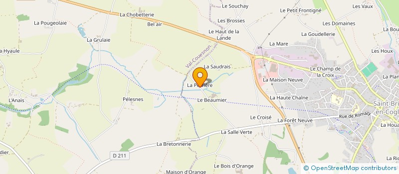 localisation de l'entreprise DE LA PLACE  MAEN ROCH