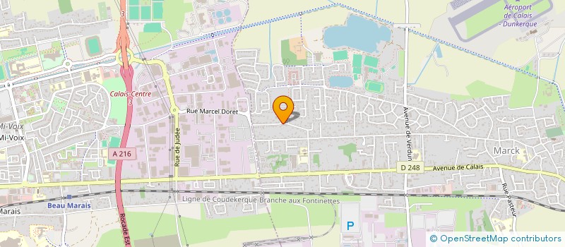 localisation de l'entreprise DE LA PLACE D'ARMES  MARCK