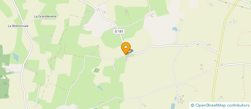 localisation de l'entreprise DE LA PLAINE à SEGRE-EN-ANJOU BLEU