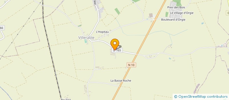 localisation de l'entreprise DE LA PLAINE à VILLERABLE