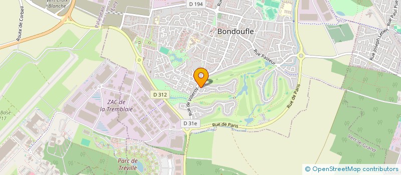 localisation de l'entreprise DE LA PLAINE à BONDOUFLE
