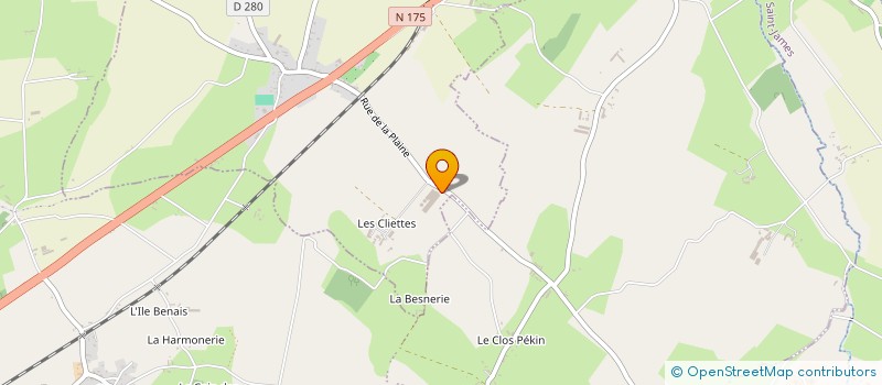 localisation de l'entreprise DE LA PLAINE  TANIS