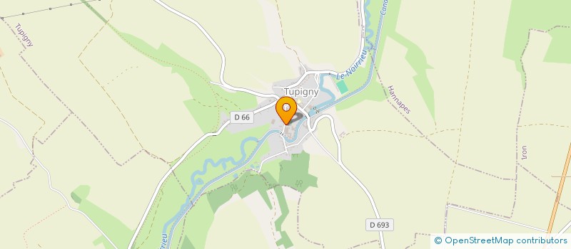 localisation de l'entreprise DE LA PLAINE  TUPIGNY