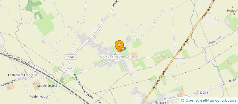 localisation de l'entreprise DE LA PLAINE à VOLCKERINCKHOVE