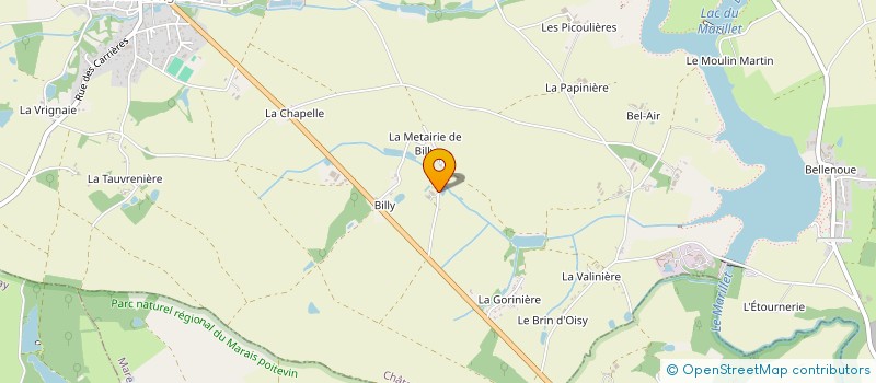 localisation de l'entreprise DE LA PLAINE  CHATEAU-GUIBERT