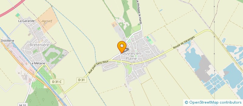 localisation de l'entreprise DE LA PLAINE à ROUVRES-EN-PLAINE