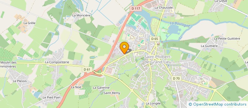 localisation de l'entreprise DE LA PLEE  SAINT-PHILBERT-DE-GRAND-LIEU