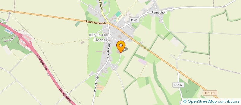 localisation de l'entreprise DE LA POINTE D AILLY à AILLY-LE-HAUT-CLOCHER