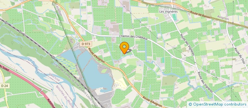 localisation de l'entreprise DE LA POMMERAIE  CAVAILLON