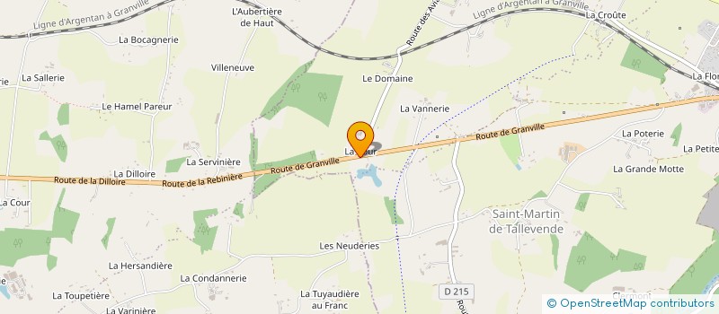 localisation de l'entreprise DE LA POMMERAIE  VIRE-NORMANDIE