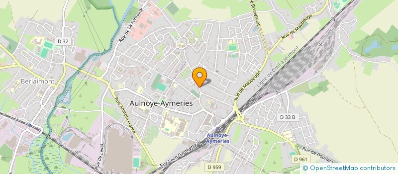 localisation de l'entreprise DE LA PORQUERIE  AULNOYE-AYMERIES