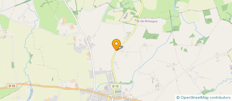 localisation de l'entreprise DE LA PORTE  FAY-DE-BRETAGNE