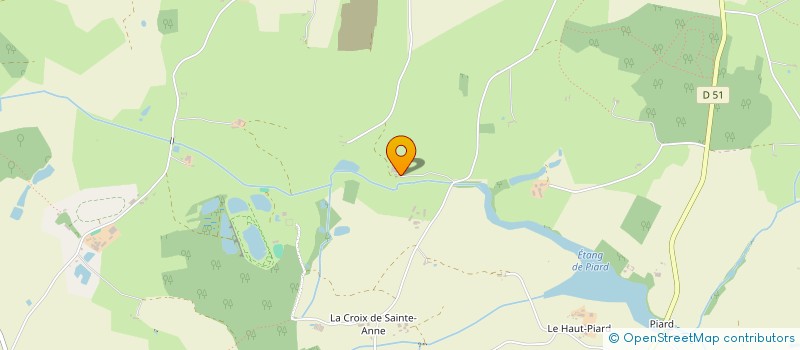 localisation de l'entreprise DE LA POTERIE à VAL D'ERDRE-AUXENCE