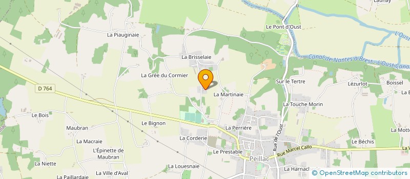 localisation de l'entreprise DE LA POURDHOMMAIS à MALANSAC