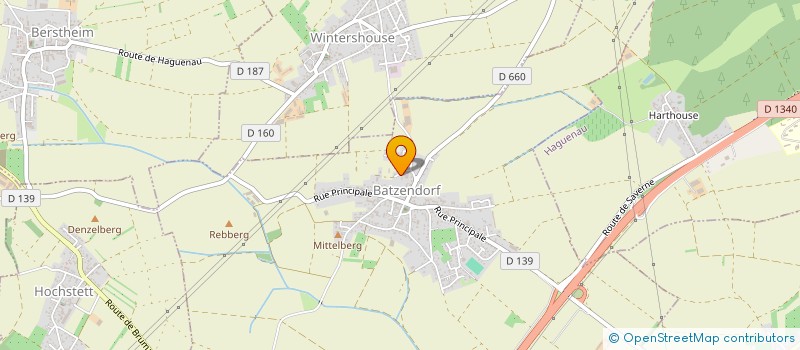 localisation de l'entreprise DE LA PRAIRIE - TRAUTTMANN  BATZENDORF