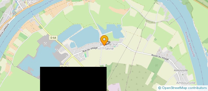 localisation de l'entreprise DE LA PRESQU'ILE  BERVILLE-SUR-SEINE