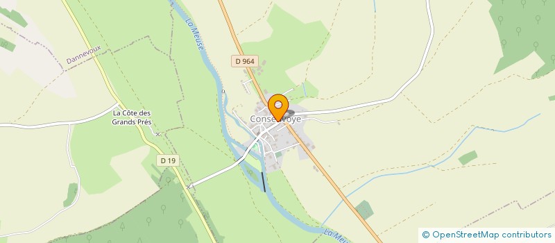 localisation de l'entreprise DE LA PRINTANIERE à GESNES-EN-ARGONNE