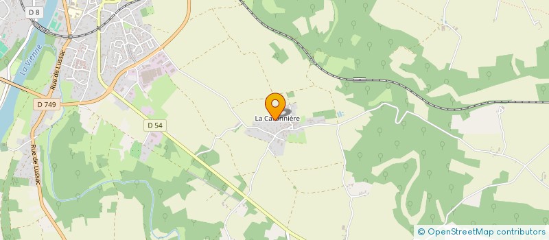 localisation de l'entreprise DE LA PROTERIE  CHAUVIGNY