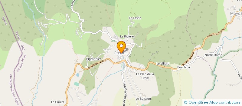localisation de l'entreprise DE LA RABASSIERE à VALDOULE