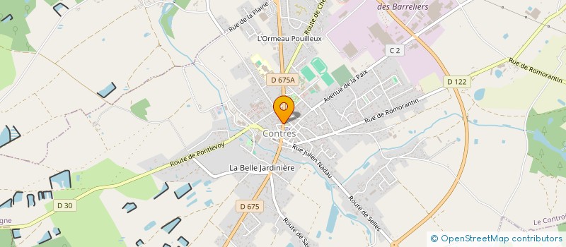 localisation de l'entreprise DE LA RABOLIERE EN SOLOGNE  LE CONTROIS-EN-SOLOGNE