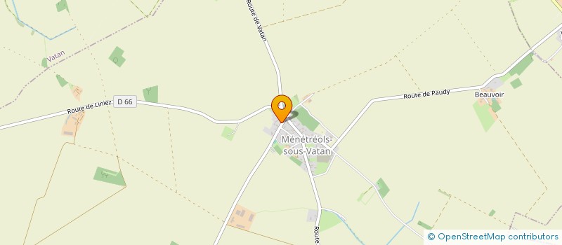 localisation de l'entreprise DE LA RAGOTTERIE à MENETREOLS-SOUS-VATAN
