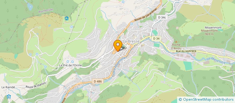 localisation de l'entreprise DE LA RAMPE  LA BRESSE