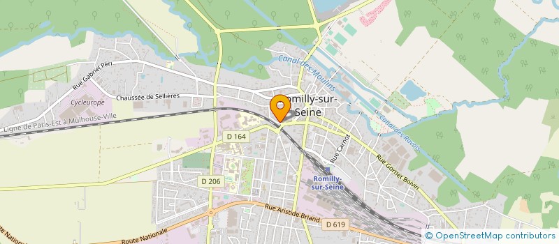 localisation de l'entreprise DE LA RANA  ROMILLY-SUR-SEINE