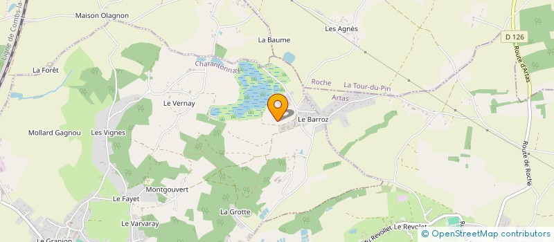 localisation de l'entreprise DE LA RANCHE à CHARANTONNAY