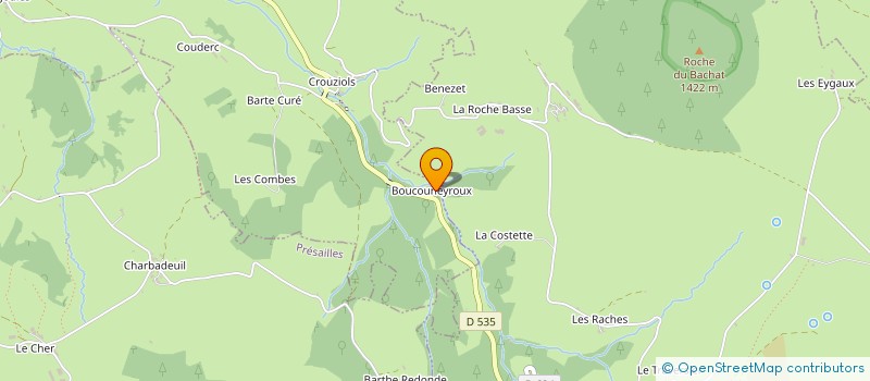 localisation de l'entreprise DE LA RECOUMENE II à LE MONASTIER-SUR-GAZEILLE